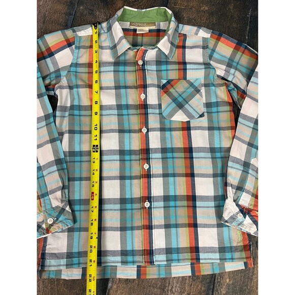 Well Dressed Wolf Boys Size 10 Merry & Bright Button Down Shirt - Picture 4 of 6